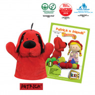 Patrick n Friends DVD Cartoon with Hand Puppet - Patrick